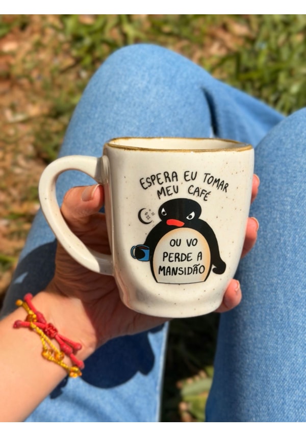 Caneca Névoa - Pingu mansidão - 260ml
