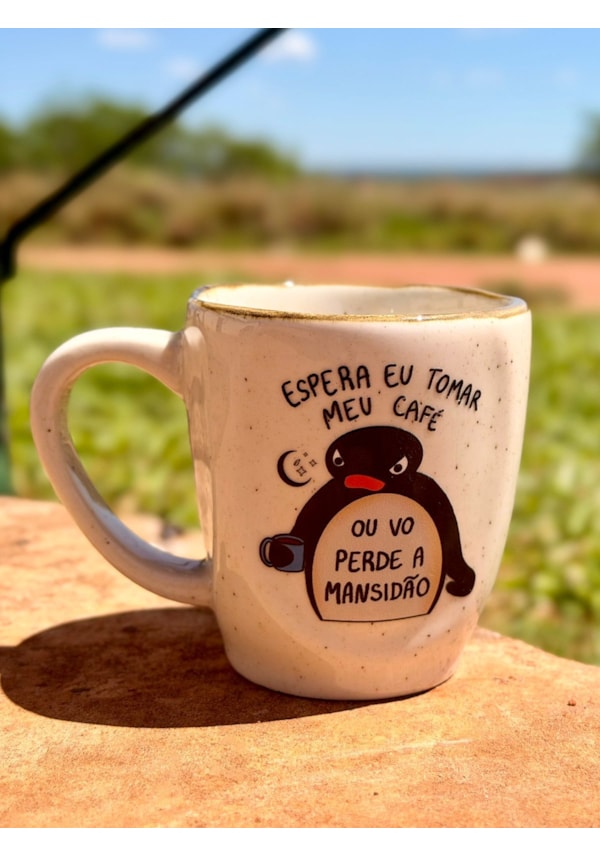 Caneca Névoa - Pingu mansidão - 260ml