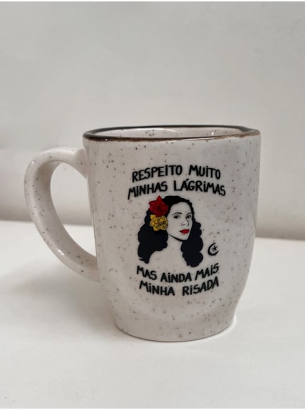 Caneca Névoa - Respeito minhas lágrimas - 260ml