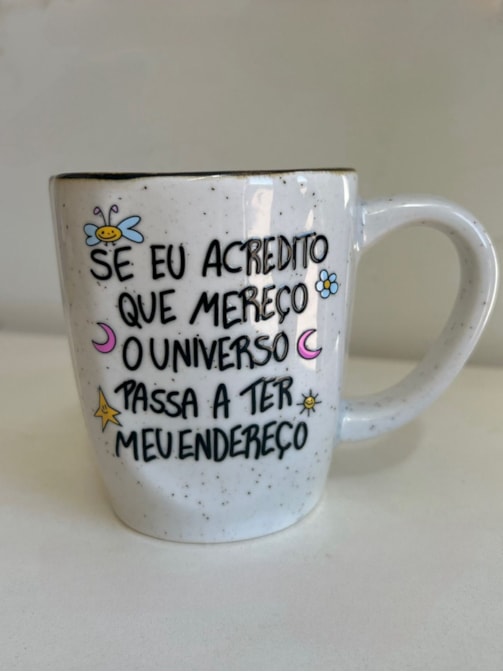 Caneca Névoa - Se eu acredito - 260ml