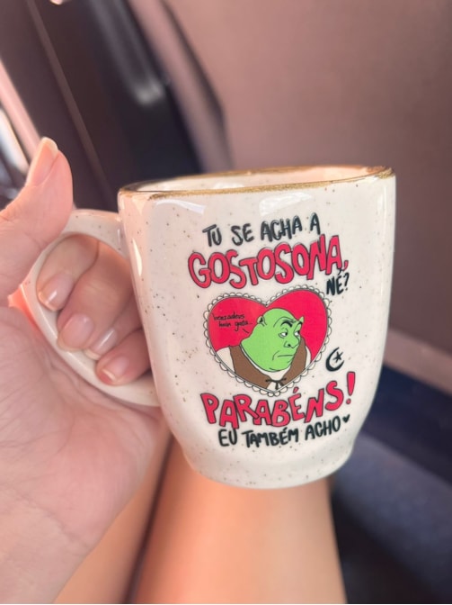 Caneca Névoa - Shrek Gostosona - 260ml
