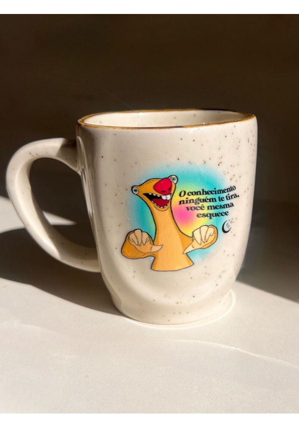 Caneca Névoa - Sid Conhecimento A Gente Esquece - 260ml