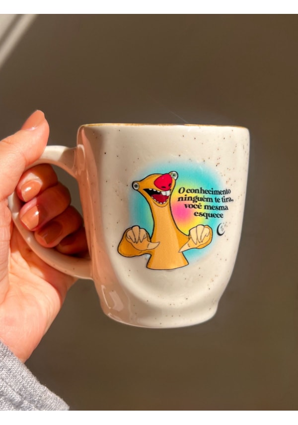 Caneca Névoa - Sid Conhecimento A Gente Esquece - 260ml