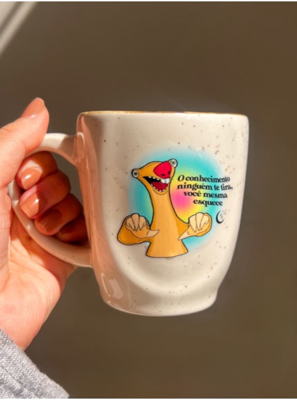Caneca Névoa - Sid Conhecimento A Gente Esquece - 260ml