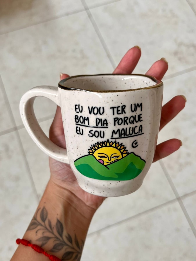Caneca Névoa - Sol Bom Dia - 260ml — imagem 1