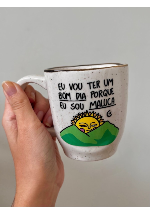 Caneca Névoa - Sol Bom Dia - 260ml