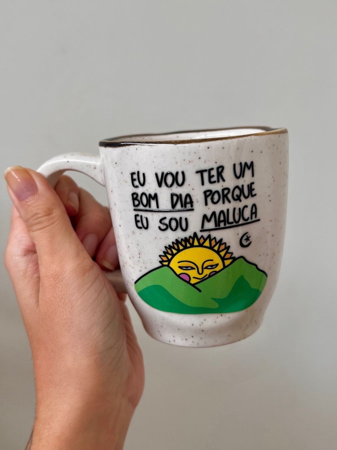Caneca Névoa - Sol Bom Dia - 260ml — imagem 2