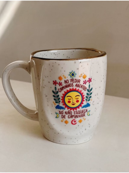 Caneca Névoa - Sol Caminhos Abertos - 260ml