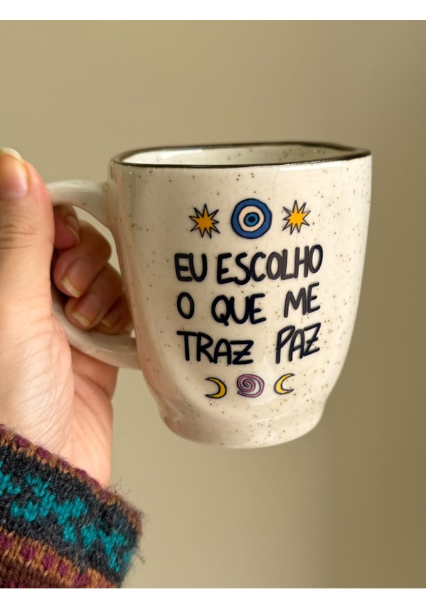 Caneca Névoa - Traz paz - 260ml