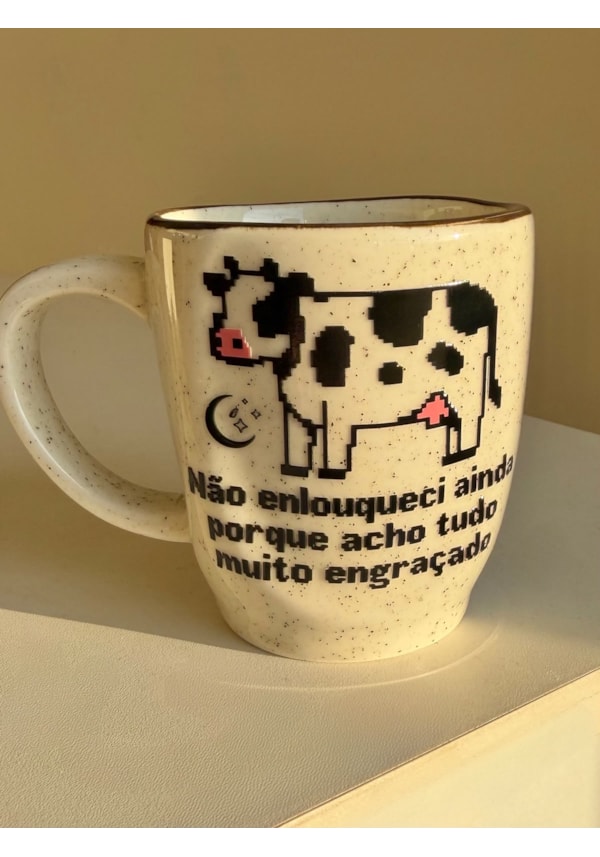 Caneca Névoa - Vaca Tudo Muito Engraçado - 260ml