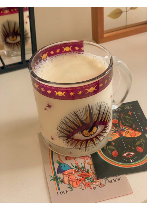 Caneca Olho e Triluna de Vidro
