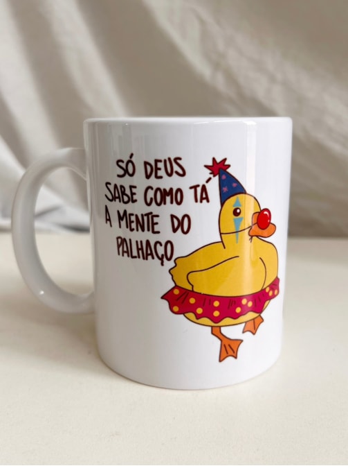 Caneca Pato Palhaço