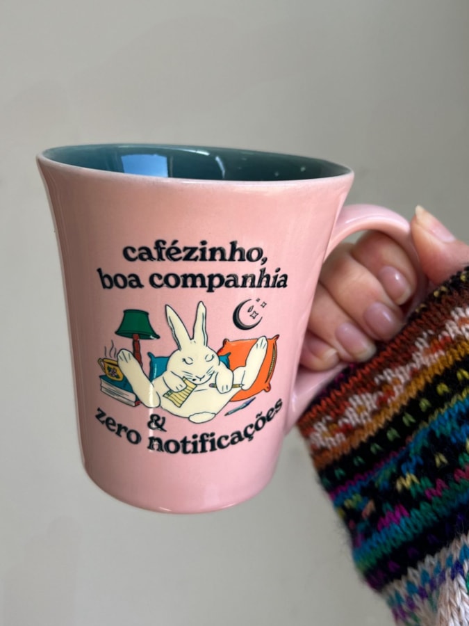 Caneca Pétala - Coelho Cafézinho — imagem 2