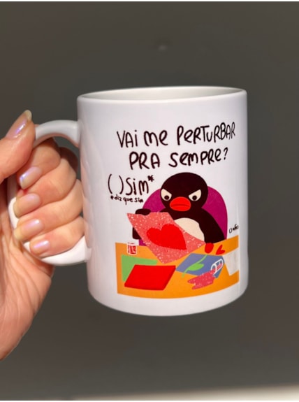 Caneca Pingo Cartão de Amor