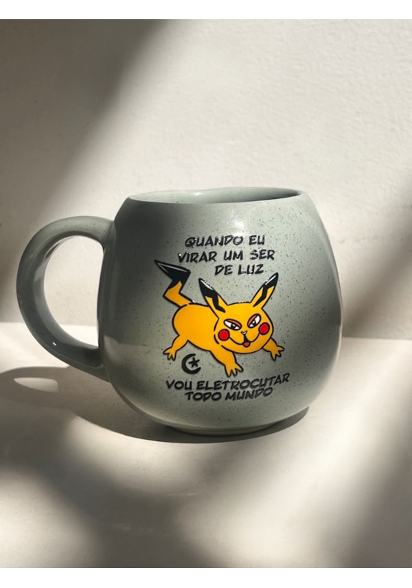 Caneca Redonda Verde - Ser de Luz - 300ml