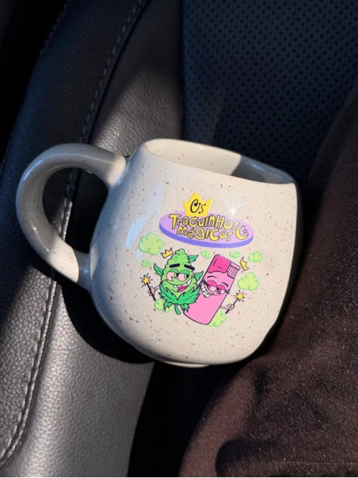 Caneca Redonda Verde - Traguinhos Mágicos - 300ml
