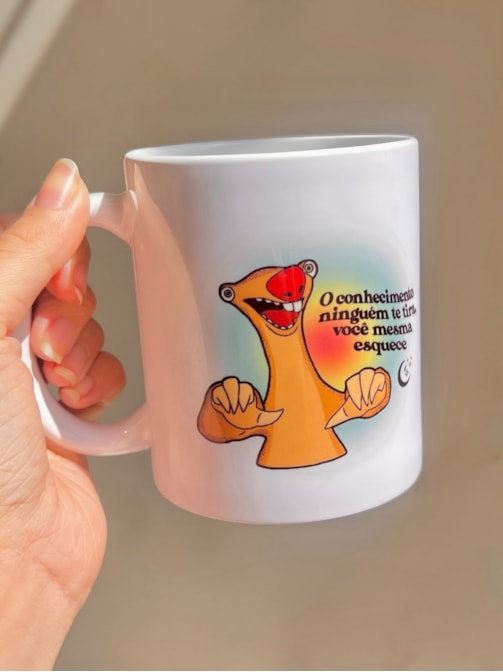 Caneca Sid Conhecimento A Gente Esquece