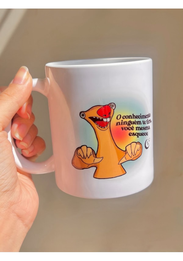 Caneca Sid Conhecimento A Gente Esquece