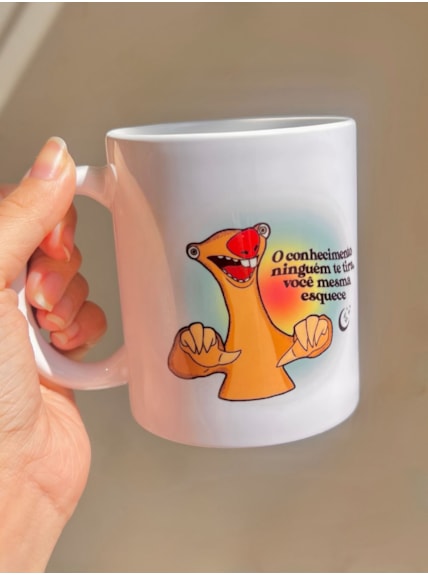 Caneca Sid Conhecimento A Gente Esquece