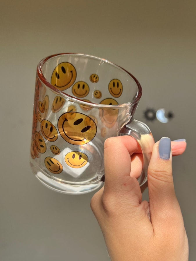 Caneca Smile de Vidro — imagem 1