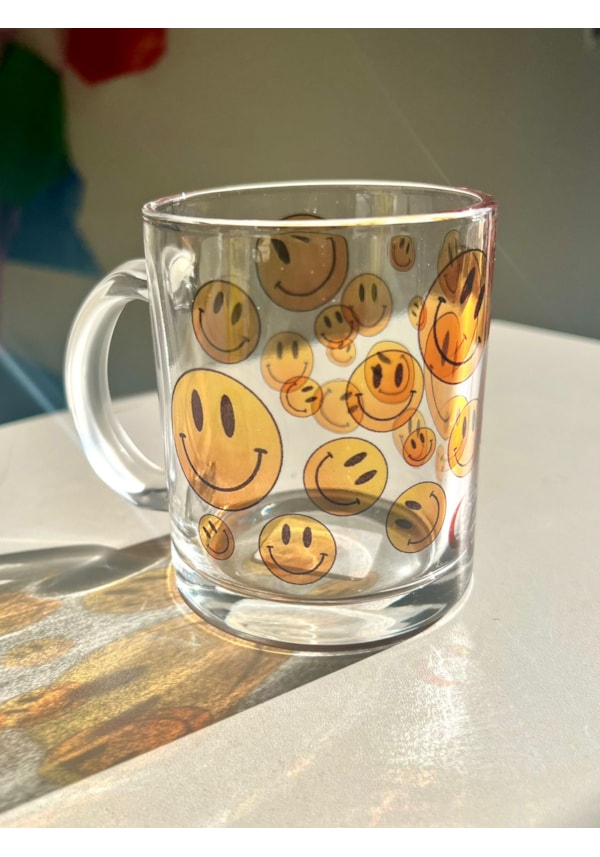 Caneca Smile de Vidro