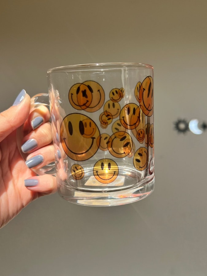 Caneca Smile de Vidro — imagem 3