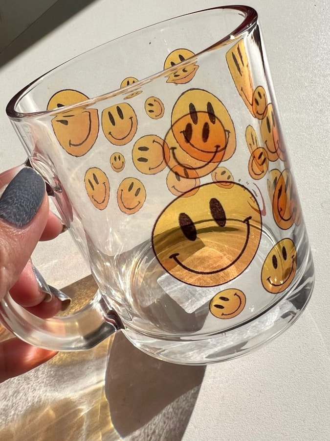 Caneca Smile de Vidro — imagem 4