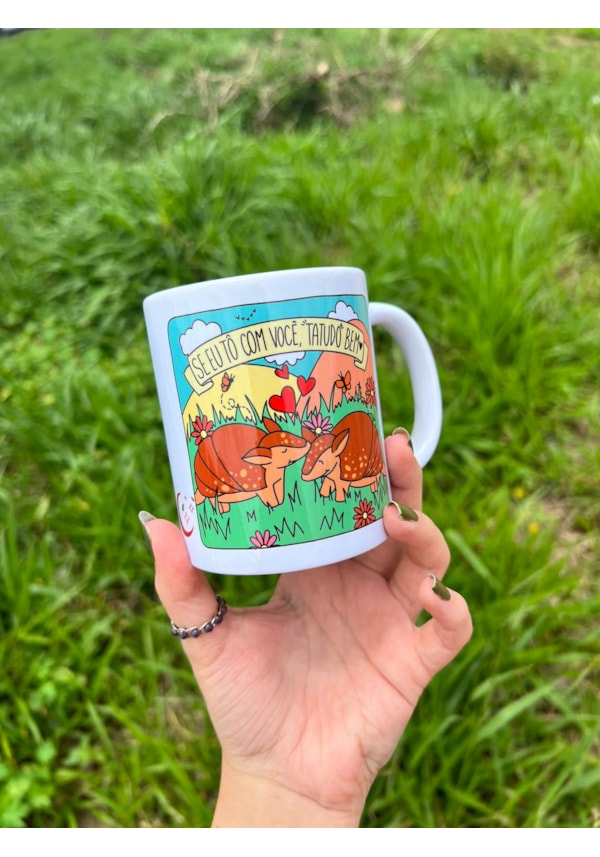 Caneca Tatu do Bem