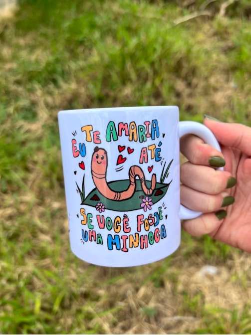 Caneca Te Amaria Minhoca