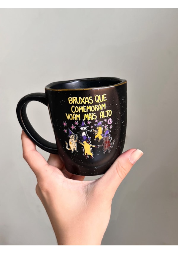 Caneca Vulcão - Bruxas que comemoram - 260ml