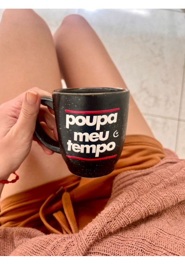 Caneca Vulcão - Poupa meu Tempo - 260ml
