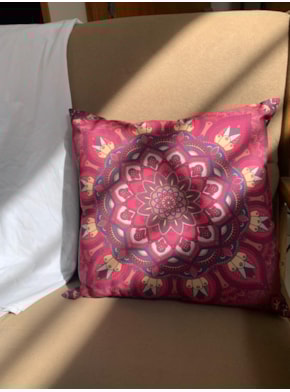 Capa de Almofada - Mandala Pink