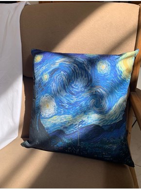 Capa de Almofada Van Gogh - A Noite Estrelada