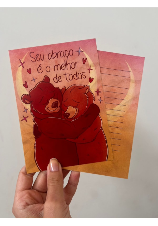 Cartão Abraço Urso