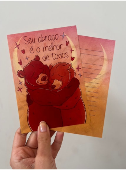 Cartão Abraço Urso