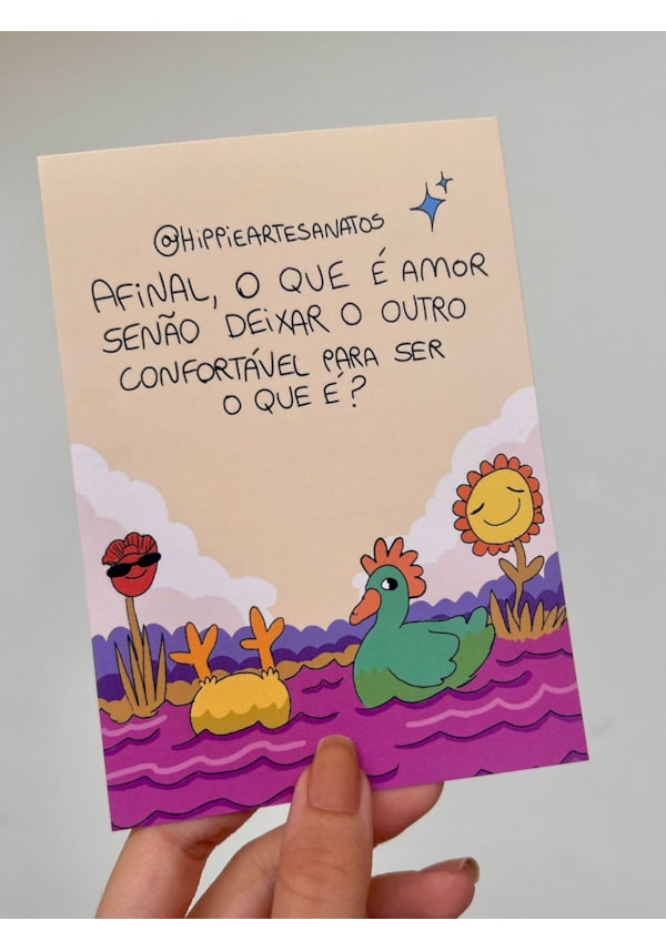 Cartão Afinal o que é Amor