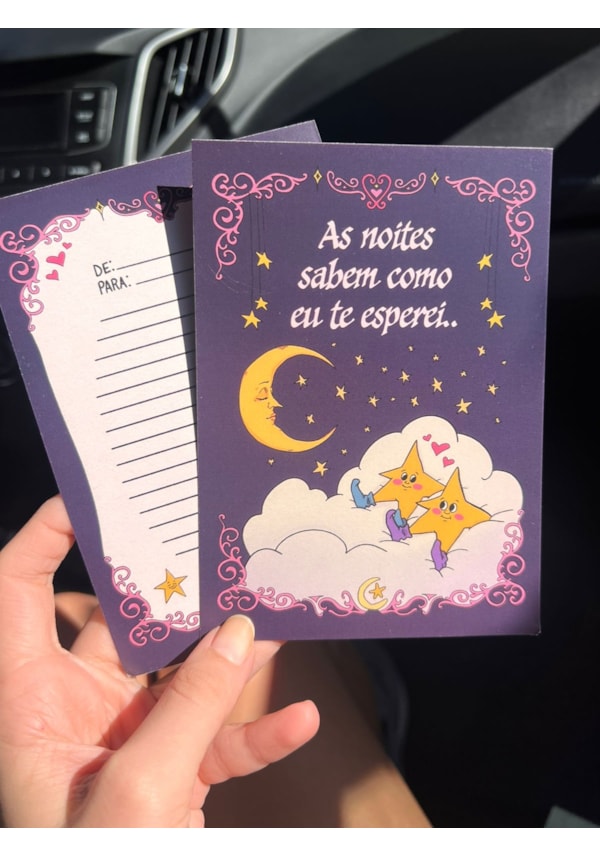 Cartão As Noites Sabem Como te Esperei