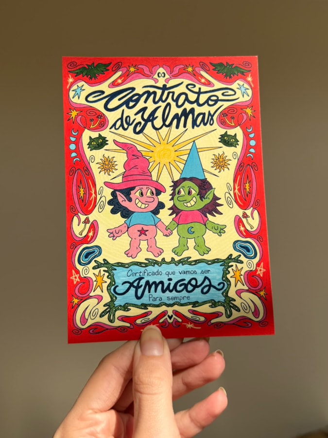 Cartão Contrato de almas — imagem 1