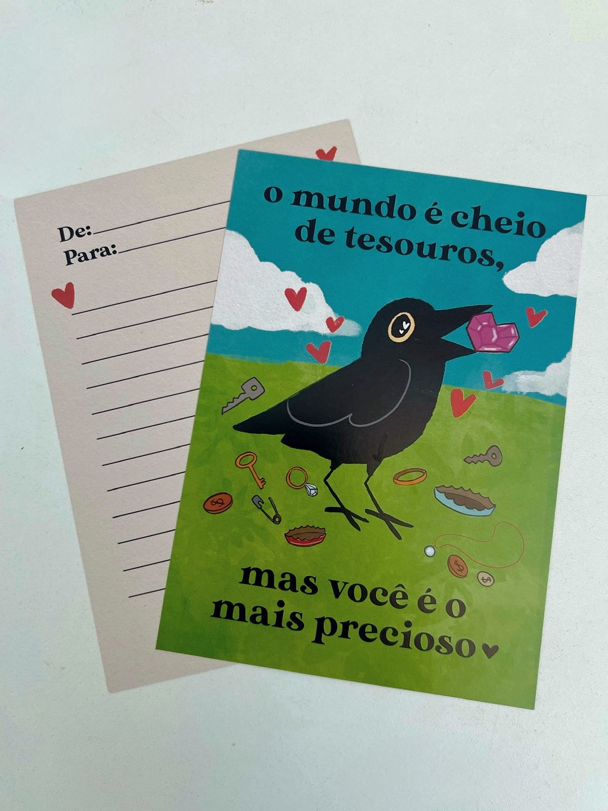 Cartão Corvo Tesouro — imagem 1