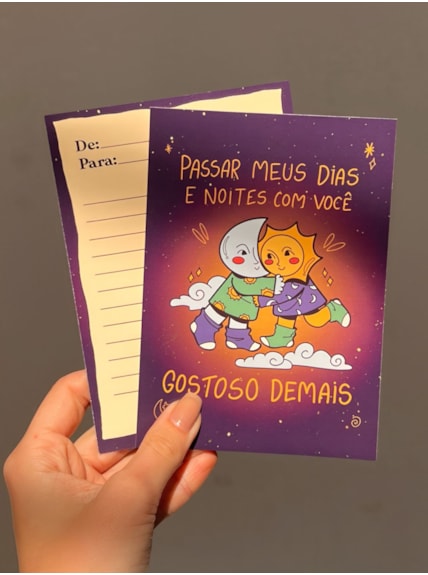 Cartão Dias e Noites Gostoso Demais