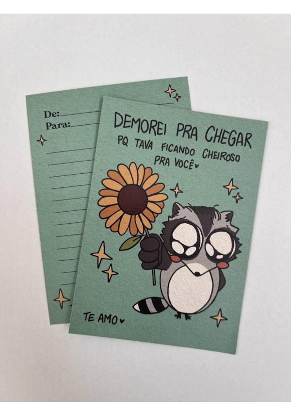 Cartão dos Atrasados - Cheiroso pra Você