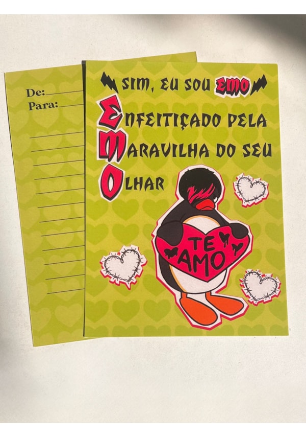 Cartão EMO Pingu