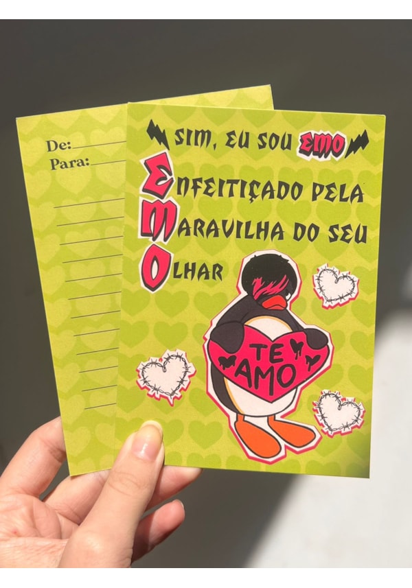 Cartão EMO Pingu