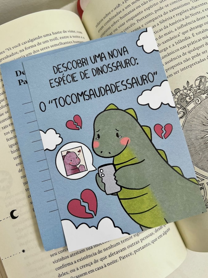 Cartão Espécie de Dinossauro — imagem 2