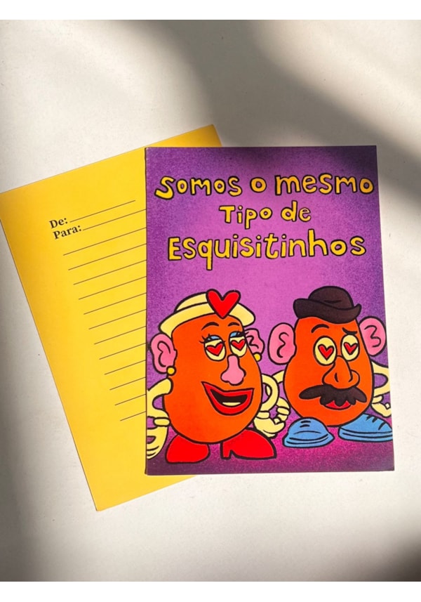Cartão Esquisitinhos batatas