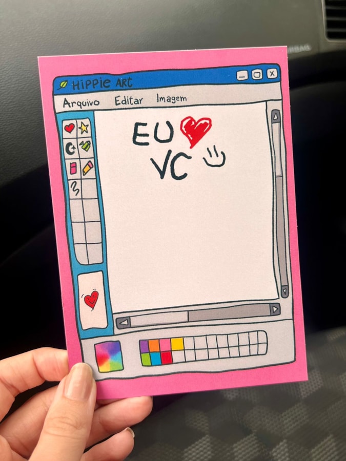 Cartão Eu + Você Paint — imagem 1