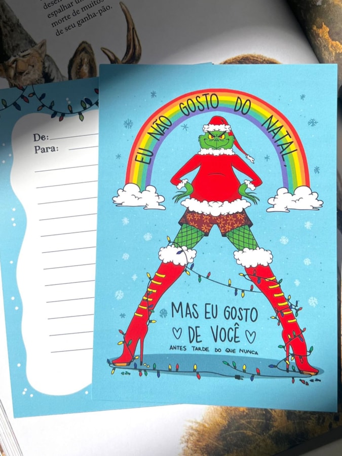 Cartão Grinch - Eu Gosto de Você — imagem 1
