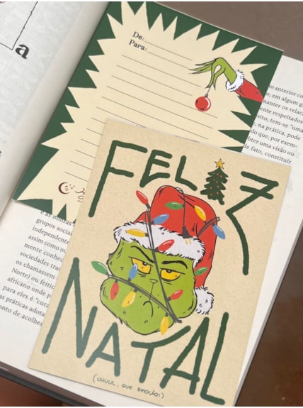 Cartão Grinch Feliz Natal