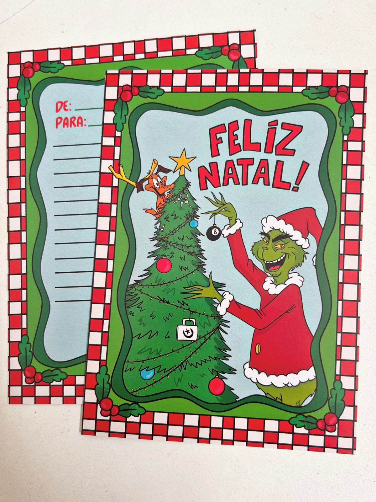 Cartão Grinch Feliz Natal - Árvore — imagem 1