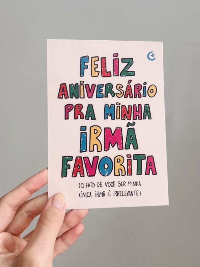 Cartão Irmã Favorita — imagem 2